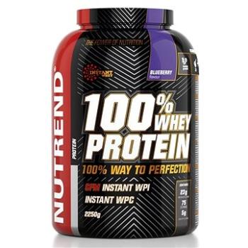 Nutrend 100 % Whey Proteín, 2250 g, čučoriedka (8594073179128)