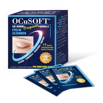 OCUSOFT Lid Scrub Pads Original 30 kusov