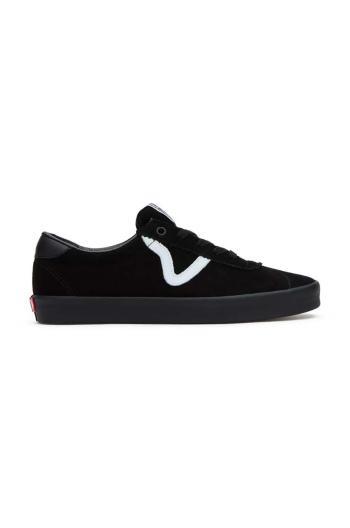 Kožené tenisky Vans Sport Low dámske, čierna farba, VN000CQRBKA1