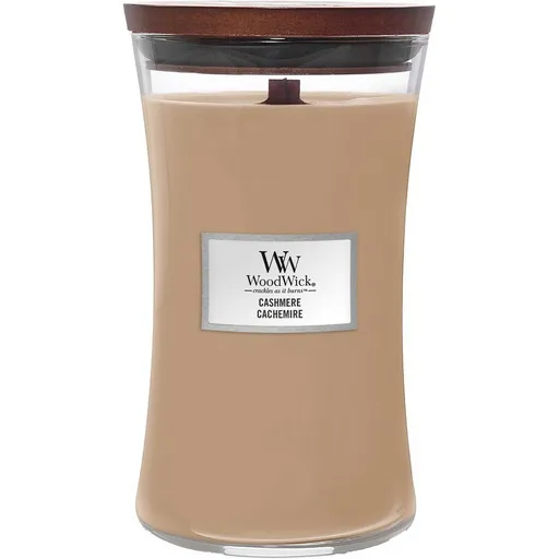 WoodWick Vonná sviečka váza veľká Cashmere, 609 g