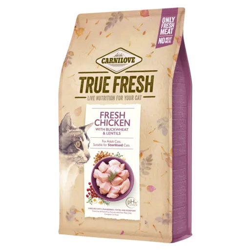 CARNILOVE Cat true fresh chicken 1 ks, Hmotnosť balenia: 1,8 kg