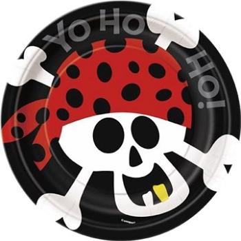 Talíře pirát - pirate fun - 17,5 cm - 8 ks (11179404940)