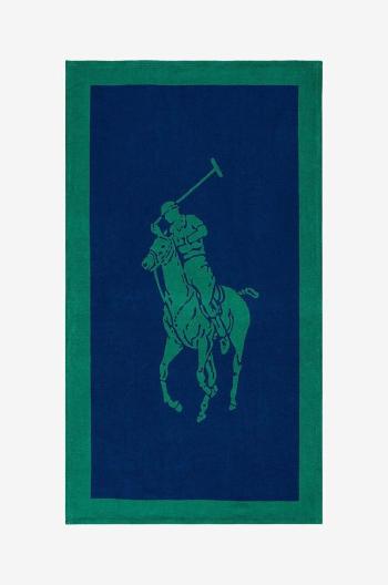 Plážová osuška Ralph Lauren Polo Jacquard Navy / Billiard 100 x 170 cm