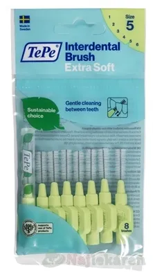 TEPE MEDZIZUBNE KEFKY 0,8MM EXT.SOFT 8KS