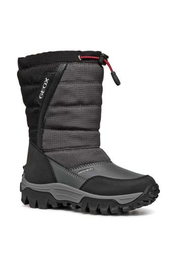 Detské snehule Geox HIMALAYA ABX šedá farba, J26FRA.0FU54
