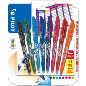 PILOT FriXion Ball 07 / 0,35 mm – súprav 8 farieb + rozvrh (3131910641643)