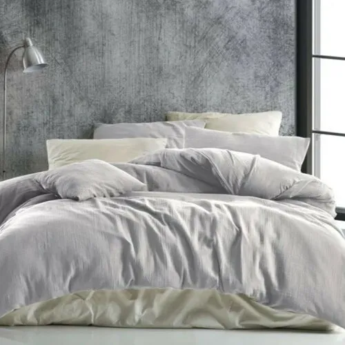 Kvalitex Mušelínové obliečky svetlosivá, 140 x 200 cm, 70 x 90 cm, 140 x 200 cm, 70 x 90 cm