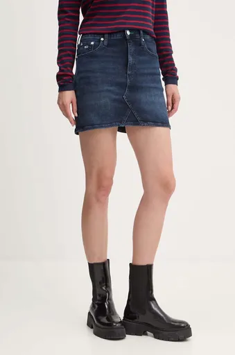 Rifľová sukňa Tommy Jeans