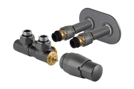 HOPA - TERM-SET, stredový ventil (Z4) - Farba - Anthracite, Variant - Pravá RDTERMSETRA