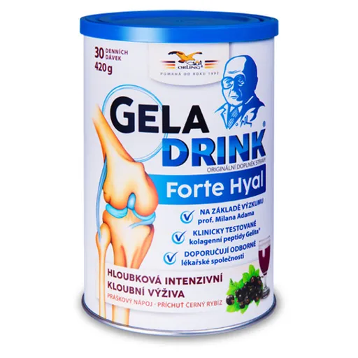 GELADRINK Forte Hyal nápoj čierne ríbezle 420 g