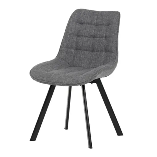 Jedálenská stolička Autronic 53x87 cm sivá látka HC-465 GREY2