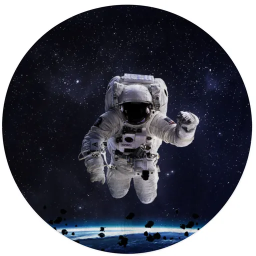 Okrúhla osuška Astronaut