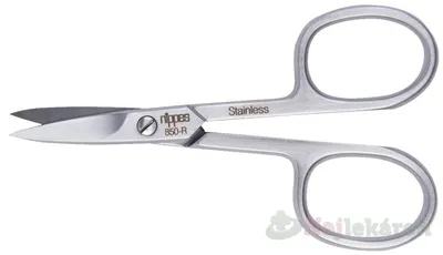 Solingen Nožničky na nechty zahnuté nerez 9 cm