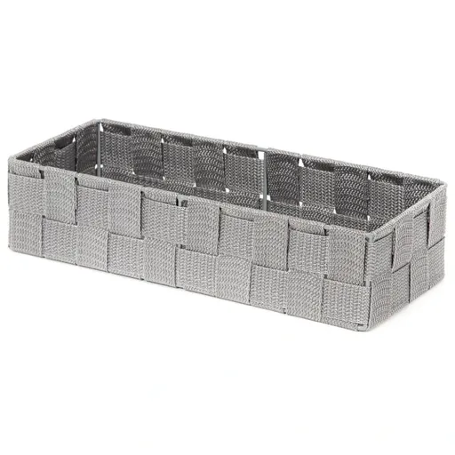 Compactor Úložný organizér do zásuvky Compactor TEX - košík L, 30 x 12 x 7 cm, sivý, L