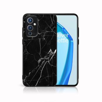 MY ART Ochranný obal OnePlus 9 -BLACK MARBLE (142)