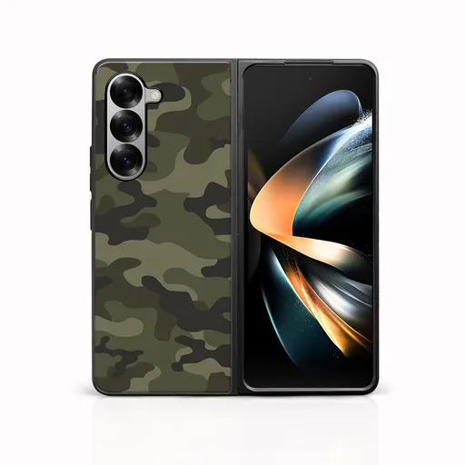 MY ART Ochranný kryt pre Samsung Galaxy Z Fold6 5G GREEN CAMO (235)