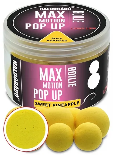 Haldorádó plávajúce boilies pop-up max motion 50 g 16+20 mm - sladký ananás