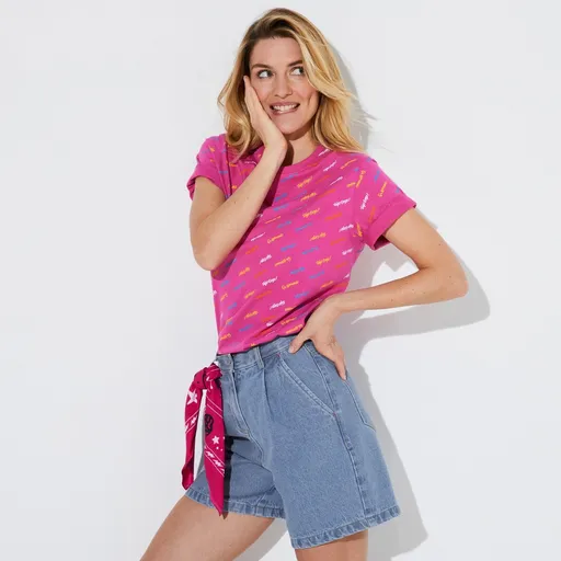 Džínsové šortky s vysokým pásom, kolekcia Lulu la nantaise