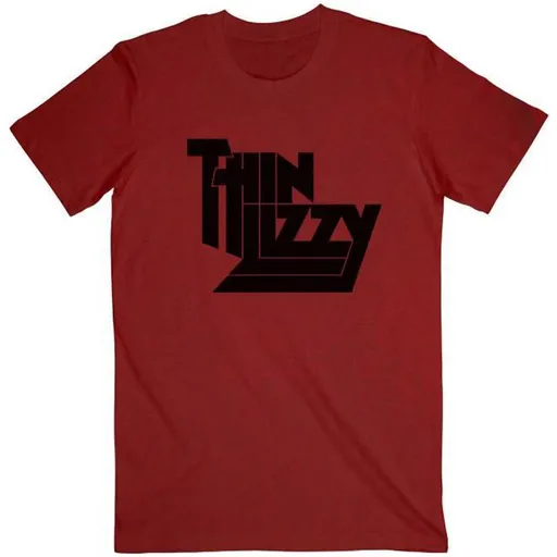 THIN LIZZY tričko Logo Červená XXL