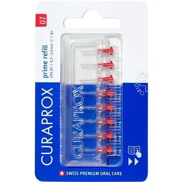 CURAPROX CPS 07 Prime Refill červená 0,7 mm, 8 ks (7612412427417)