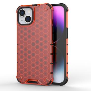 HONEYCOMB Ochranný kryt Apple iPhone 15 červený