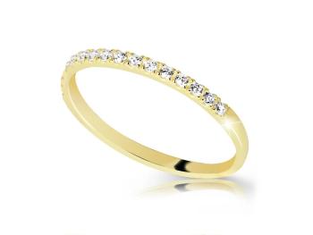 Cutie Diamonds Prsteň zo žltého zlata s briliantmi DZ6739-10-X-1 54 mm