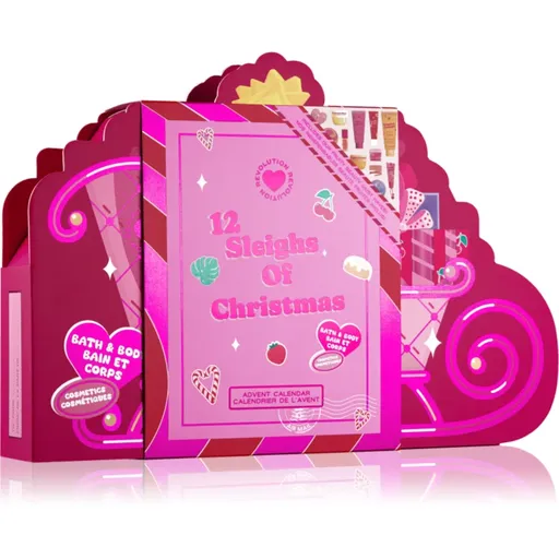 I Heart Revolution Advent Calendar 12 Sleighs of Christmas adventný kalendár na telo a tvár