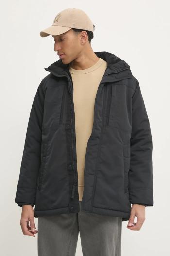 Bunda Hollister Co. pánska, čierna farba, zimná, KI332-4114