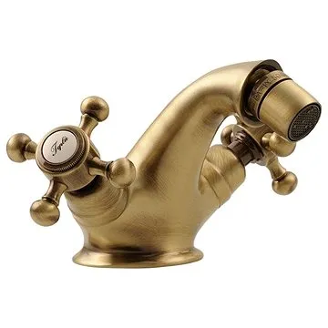 REITANO RUBINETTERIA ANTEA stojančeková bidetová batéria s výpustom, bronz 3186