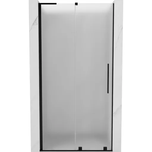 MEXEN/S - Velar L posuvné sprchové dvere 110, dekor, čierna - 871-110-003-31-66 871-110-003-31-70