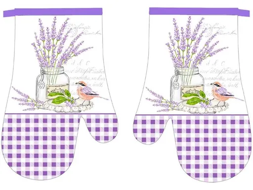 MAKRO - Chňapka kuchynská Levanduľa vtáčik II. 2ks