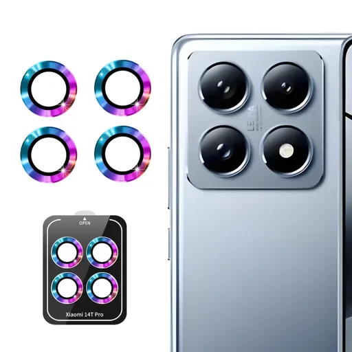 ENKAY ALU Sklo pre fotoaparát Xiaomi 14T Pro COLORFUL