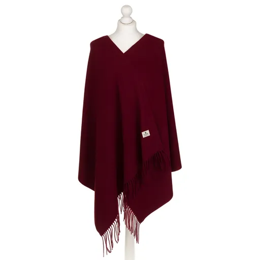 Bordový dámsky šál v darčekovej krabičke