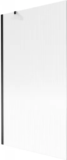 MEXEN/S - Next vaňová zástena FIX 100 x 150, prúžky, čierna 895-100-000-00-09-70