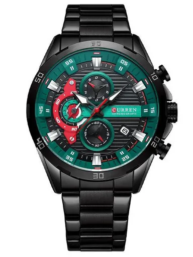 Pánske hodinky CURREN 8402- CHRONOGRAF (zc029b) + BOX,skl.