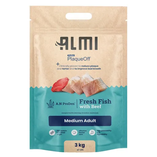 ALMI Medium Adult granule pre psov 1 ks, Hmotnosť balenia (g): 3 kg
