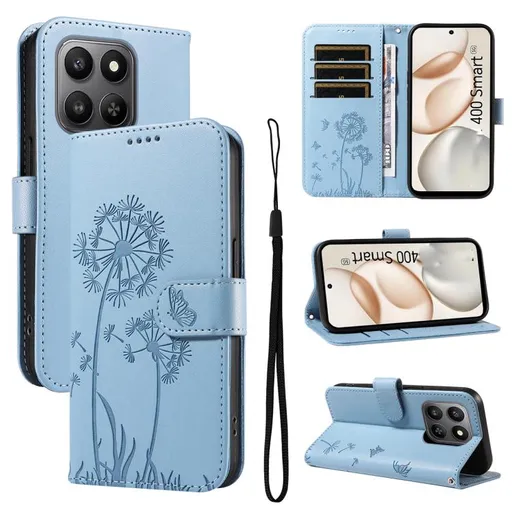 ART DANDELION Peňaženkové puzdro pre Honor 400 Smart 5G / Honor X7d modré