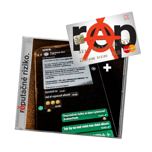 Dame, CD + karta Laci a zároveň Adam - RAPutačné riziko, Balík