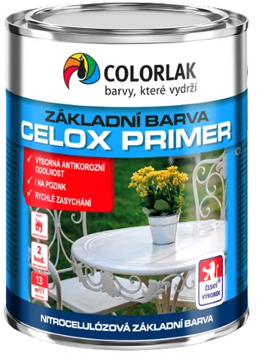 COLORLAK CELOX PRIMER C2000 - Základná nitrocelulózová farba biela 0,6 L