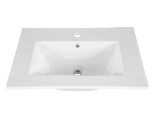 ArtCom Keramické umývadlo CFP 50D | biely lesk 50 cm