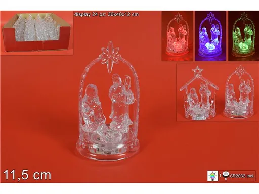MAKRO - Betlehém svietiaci 11,5cm rôzne motívy