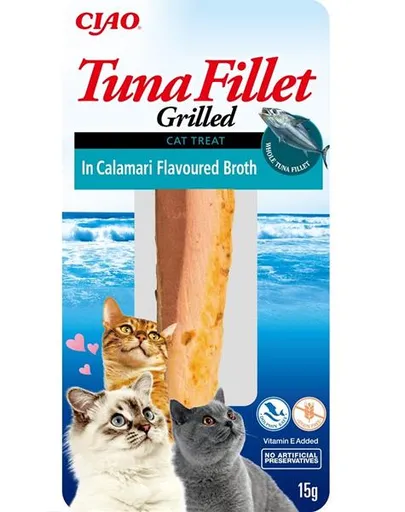 INABA Cat Grilled Tuna Fillet v chobotníckom vývare 15 g