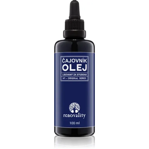 Renovality Original Series Čajovník olej lisovaný za studena pleťový olej pre zrelú pleť 100 ml