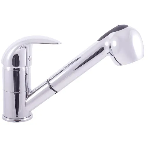 Drezová batéria RAV Slezák s vyťahovacou spškou chróm E410.5