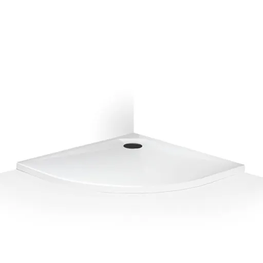 Sprchová vanička štvrťkruhová Roth 100x100 cm liaty mramor MANRO1001002E