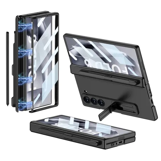 GKK SUPPORT Kryt so stojanom pre Samsung Galaxy Z Fold6 5G čierny