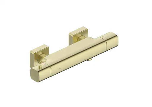 KFA - Batéria Malaga, termostatická, sprchová, nástenná, PVD brúsené zlato 5756-010-31