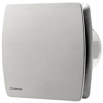 SAPHO LEX kúpeľňový ventilátor axiálny, potrubie 100 mm, nerez LX103