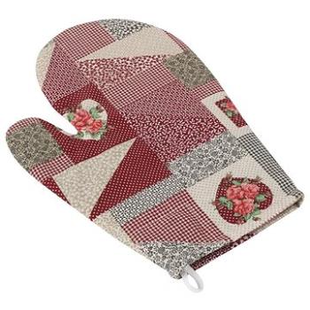 Bellatex 28 × 18 cm – patchwork bordový (7460)