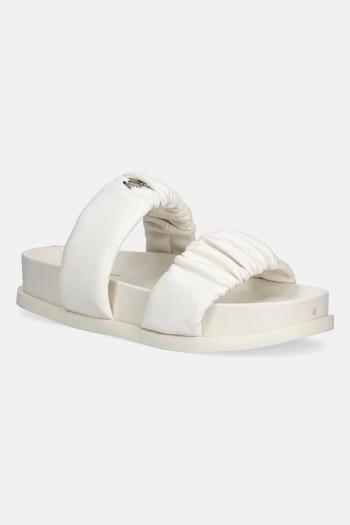 Šľapky Armani Exchange biela farba, XDP062 XV926 00894